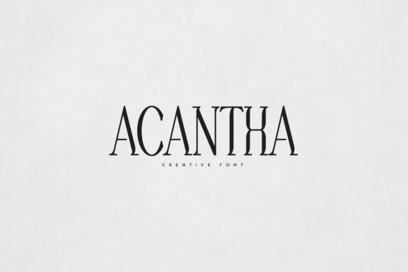 Acantha: A Timeless Typeface for Thoughtful Design