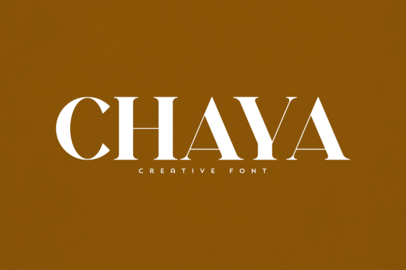 Chaya Typeface: A Designer’s Go-To for Branding Projects