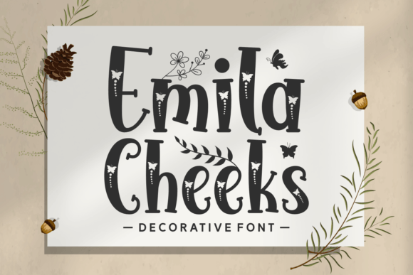 Emila Cheeks: A Decorative Typeface for Captivating Digital Campaigns