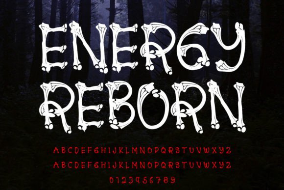 Energy Reborn: A Decorative Typeface for Engaging Editorial Design