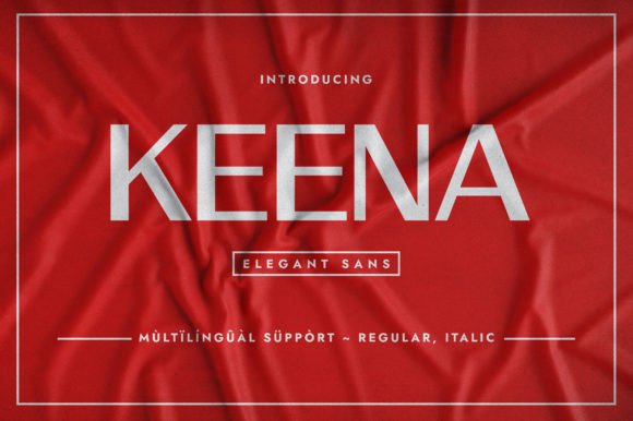 Keena Typeface: A Polished Choice for Branding Materials