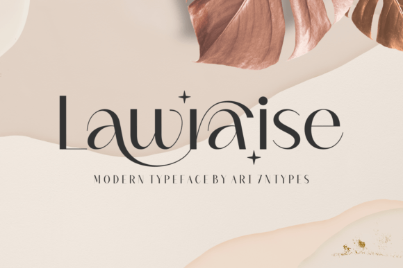 Lawraise Font: A Modern Touch for Handmade Creations