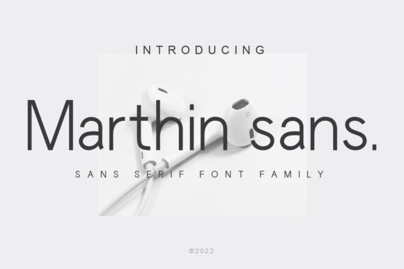 Marthin Sans: A Classy Typeface for Real-World Branding