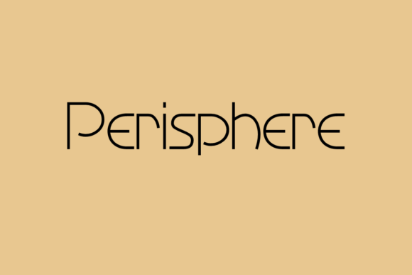 Perisphere Font Review: A Simple Typeface with Elegance and Grace