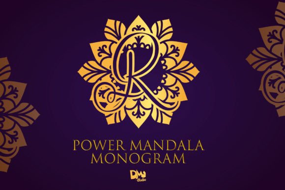 Power Mandala Monogram: A Decorative Typeface That Elevates Digital Design