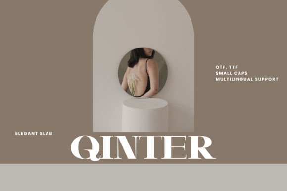 Qinter: A Refined Slab Serif for Modern Branding