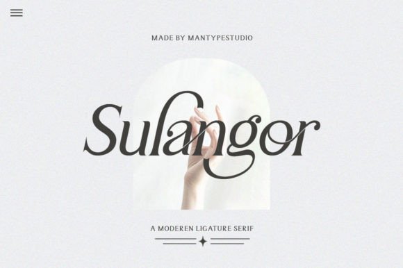Sulangor: A Premium Serif Typeface for Editorial Design
