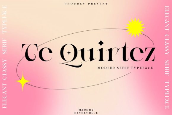 Te Quirtez: A Classy Serif Font for Web Design Projects