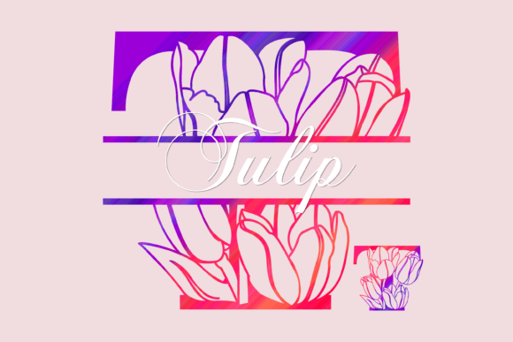 Tulip Split: A Decorative Typeface for Editorial Elegance