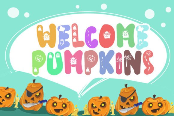 Welcome Pumpkins Font: A Sweet Addition to Your Craft Projects