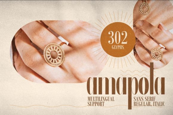 Working with Amapola: A Condensed Typeface for Chic Branding Projects
